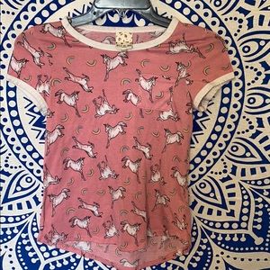 Cute Unicorns and rainbow girls shirt 🌈🦄